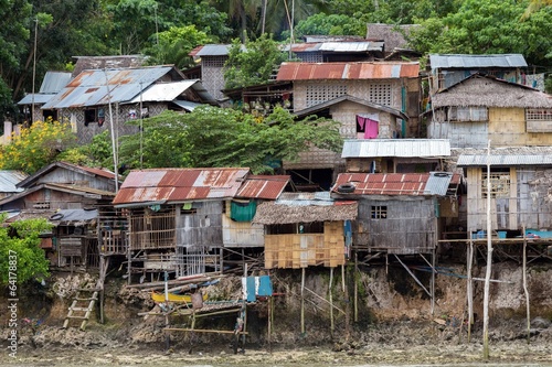 Shanty homes in Philippines photo