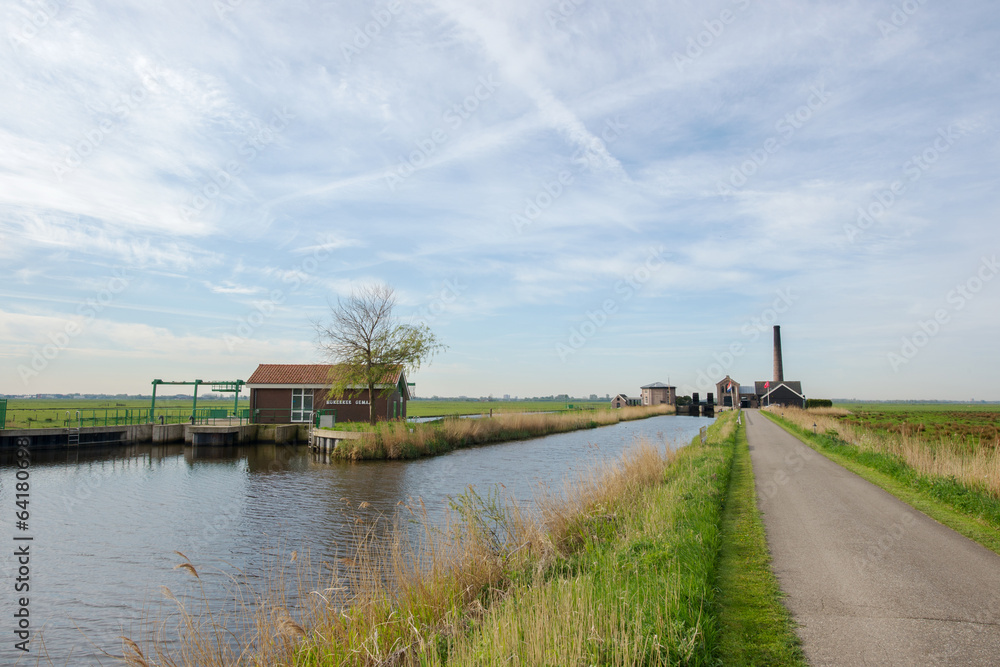 Fototapeta premium Dutch pumping station