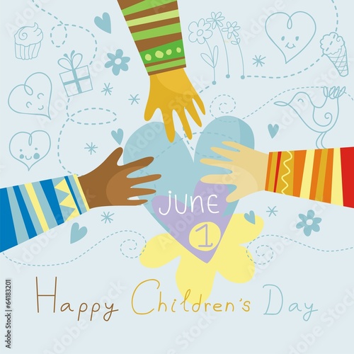 Happy, colorful Children's Day