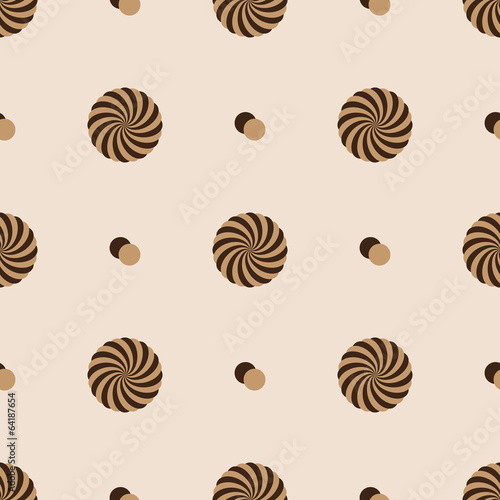 abstract rounded striped circle pattern eps10