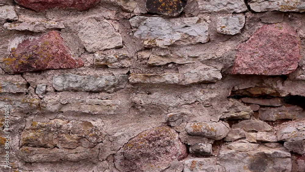 Closer look of the stones from the castles wall Closer look of the stones from the castles wall