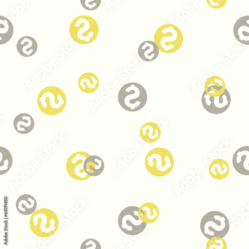 seamless background: money