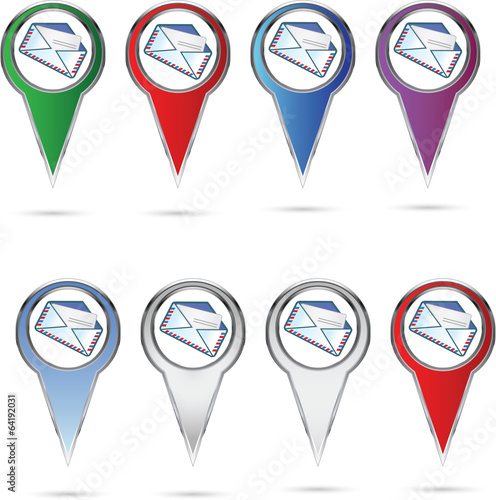 Mail pin