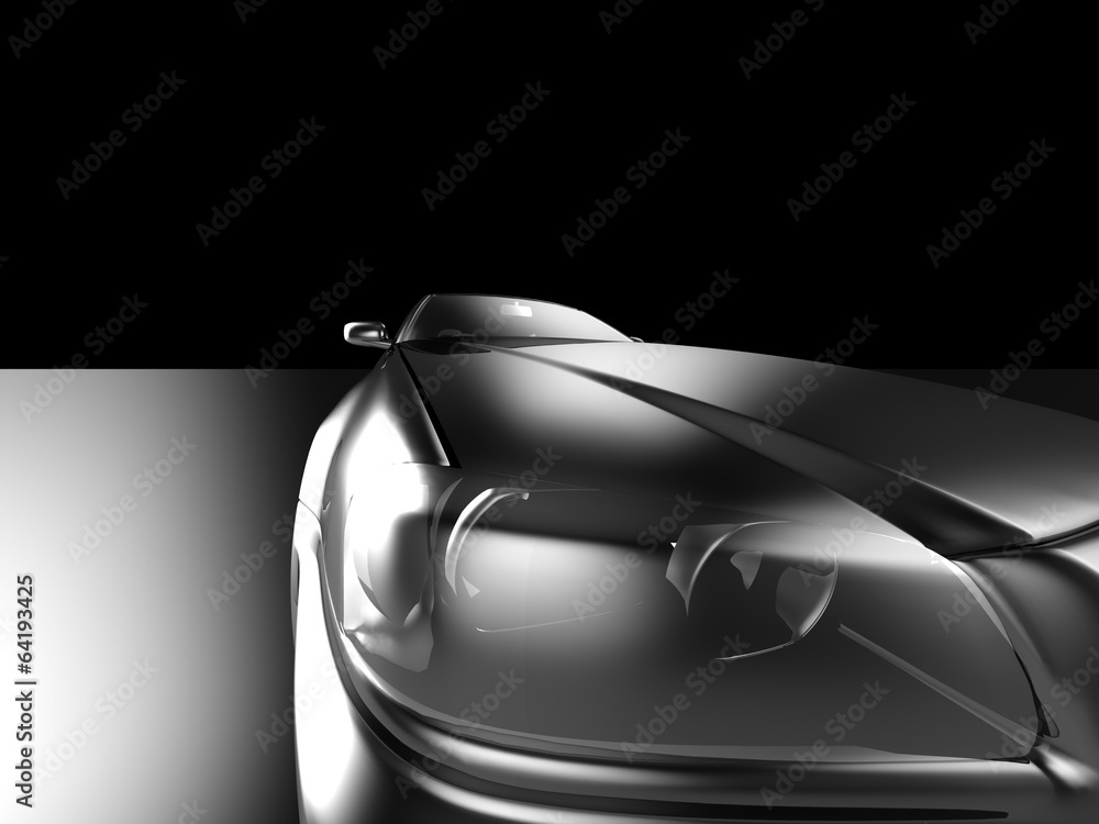 Naklejka premium Car design background.