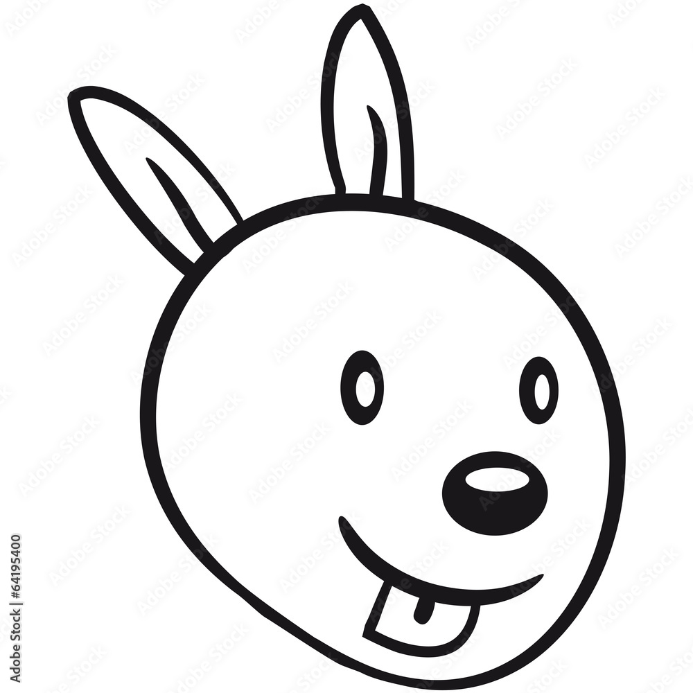 Obraz premium Eichhörnchen Hase Gesicht