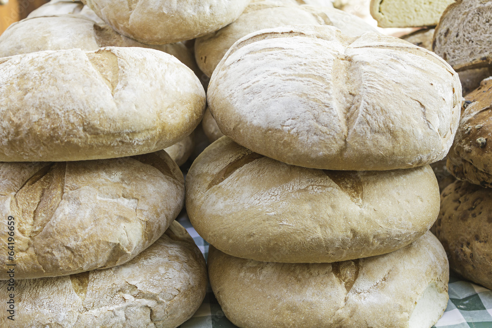 Round bread flour