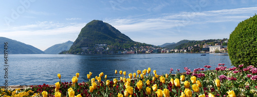 View of the Gulf of Lugano