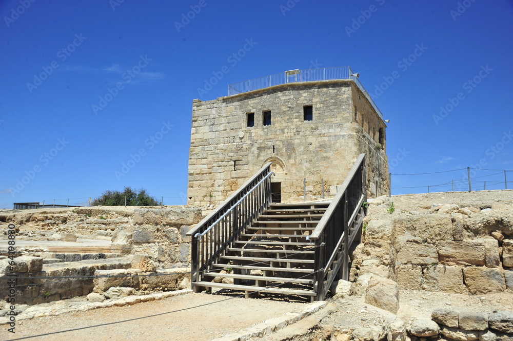 Castle of the Knights in Zippori NP, Israel