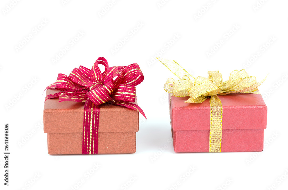 Gift box isolated white background Gift box isolated white background