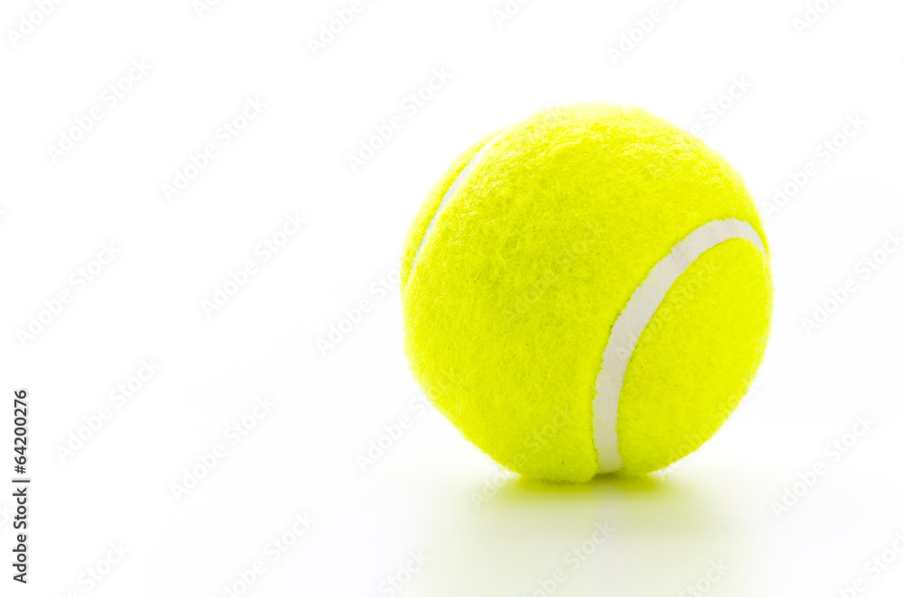 Tennis balls isolated on white