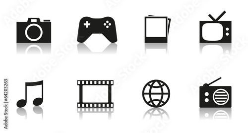 Interesting Multimedia Vector Icons