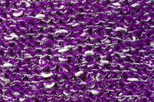 Coarse woolen fabric photo