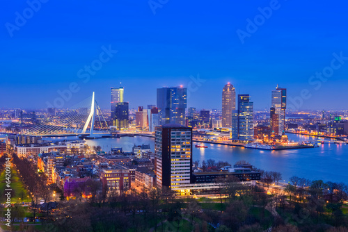 Rotterdam at Twilight from Euromast