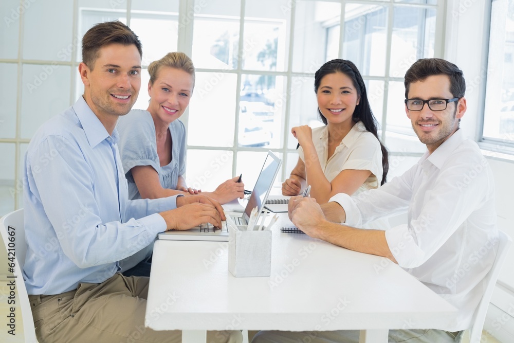 Casual business team having a meeting Casual business team having a meeting