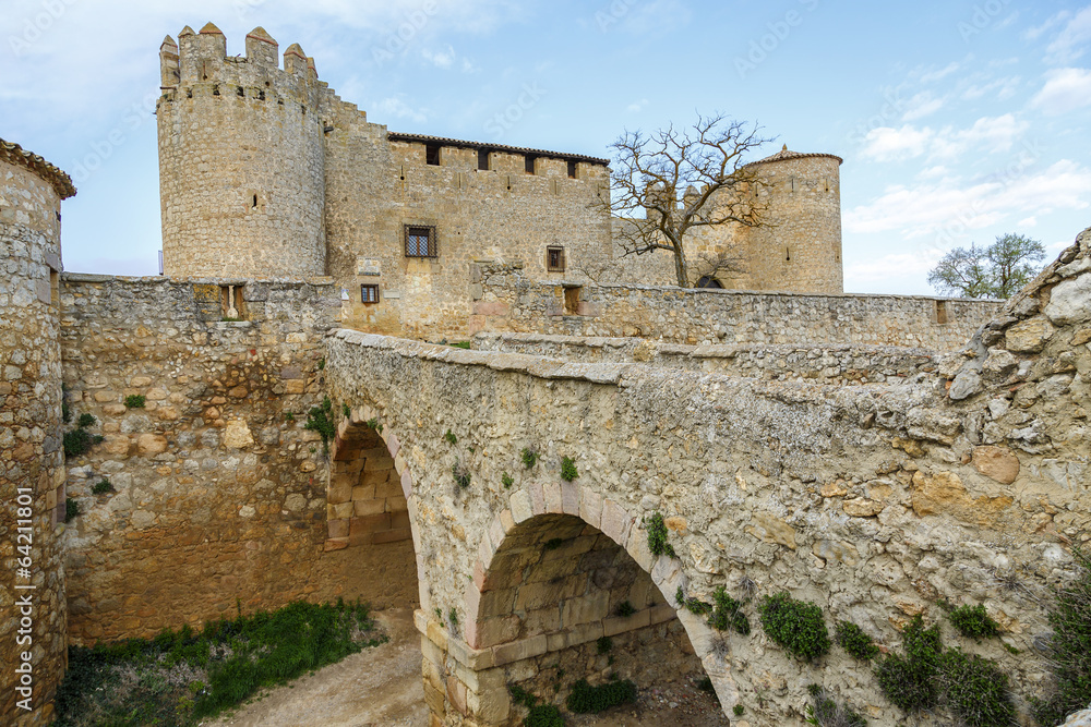 Castle in Almenar village, Soria