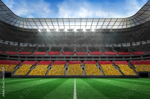 Composite image of digitally generated german national flag