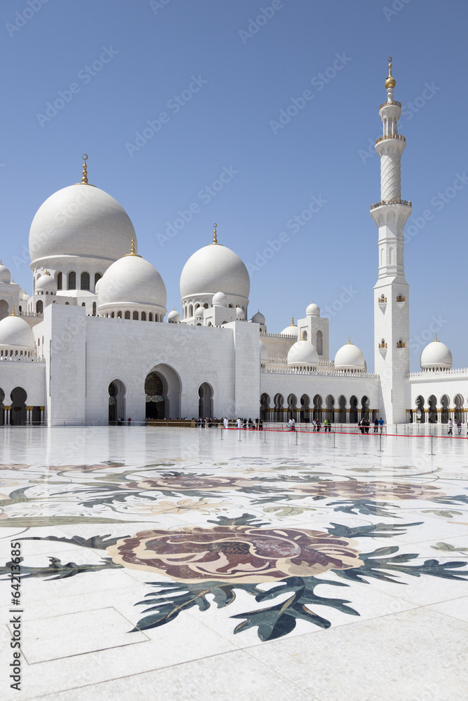 Obraz premium Sheikh Zayed Grand Mosque in Abu Dhabi