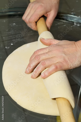 Making dough. Series.