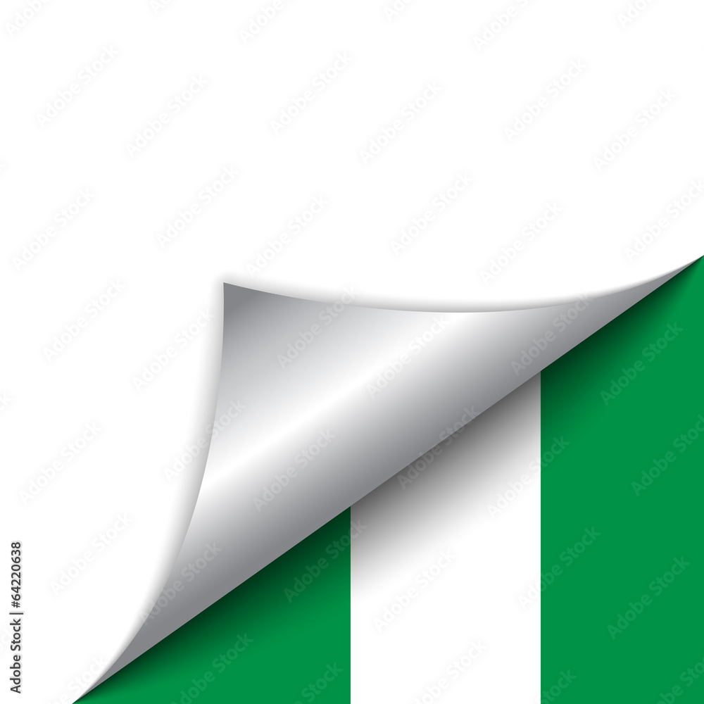Nigeria Country Flag Turning Page Nigeria Country Flag Turning Page