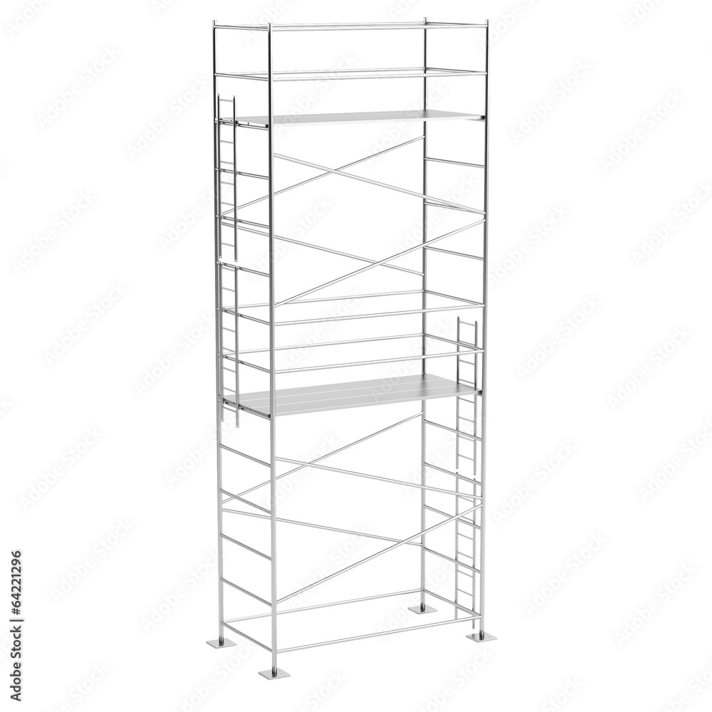 realistic 3d render of scaffolding realistic 3d render of scaffolding