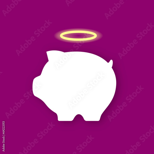 Money-box with nimbus