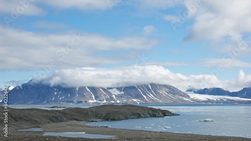 Mountain Range in Hornsund, Svalbard photo