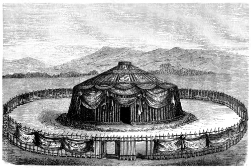 Great Khan's Yurt - 13th century - Yourte de Gengis Khan