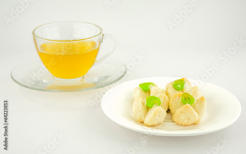 Thai style dessert,thai sweets ,made of bean ,coconut milk and e