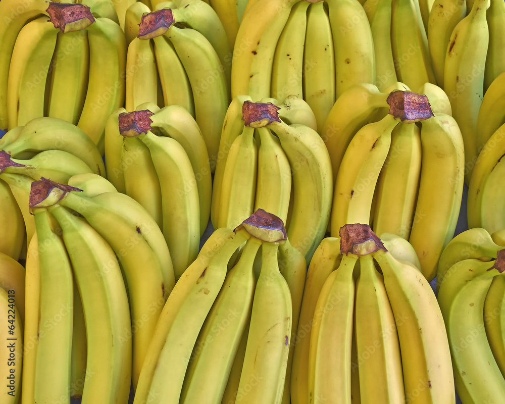 fresh bananas for sale, natural background