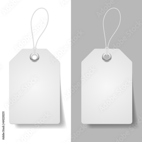 White price tags