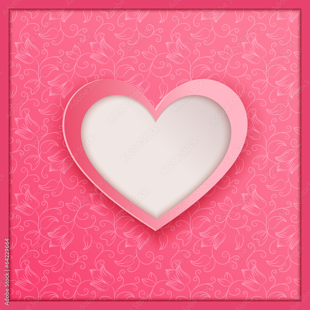 Valentine's day background. Greeting card