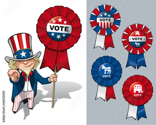 Uncle Sam I Want You to Vote