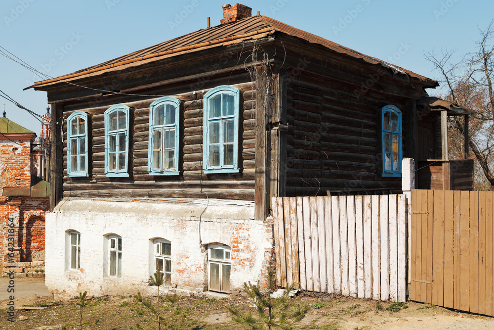 wooden house of nineteenth century