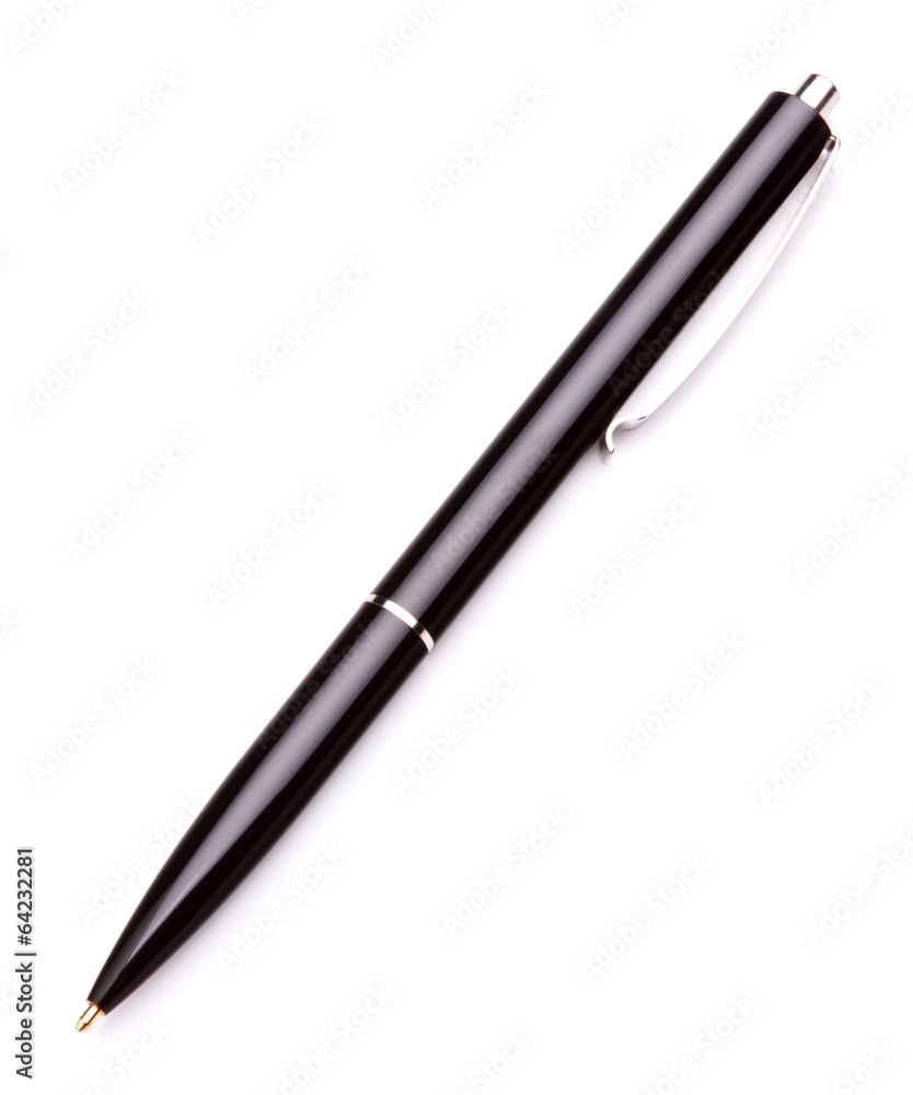 Ballpoint pen isolated on white background cutout Ballpoint pen isolated on white background cutout