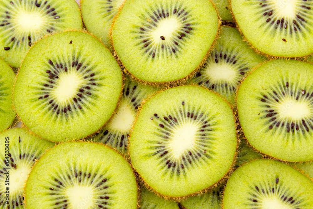 Healthy food background with beautiful green kiwi Healthy food background with beautiful green kiwi