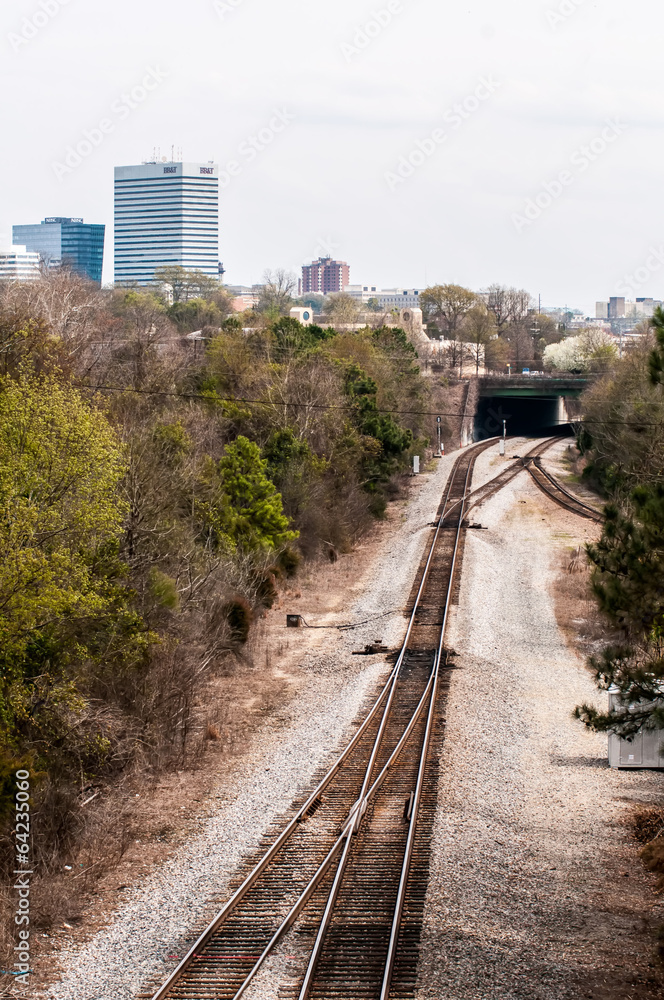 downtown columbia south carolina on a hazy day downtown columbia south carolina on a hazy day