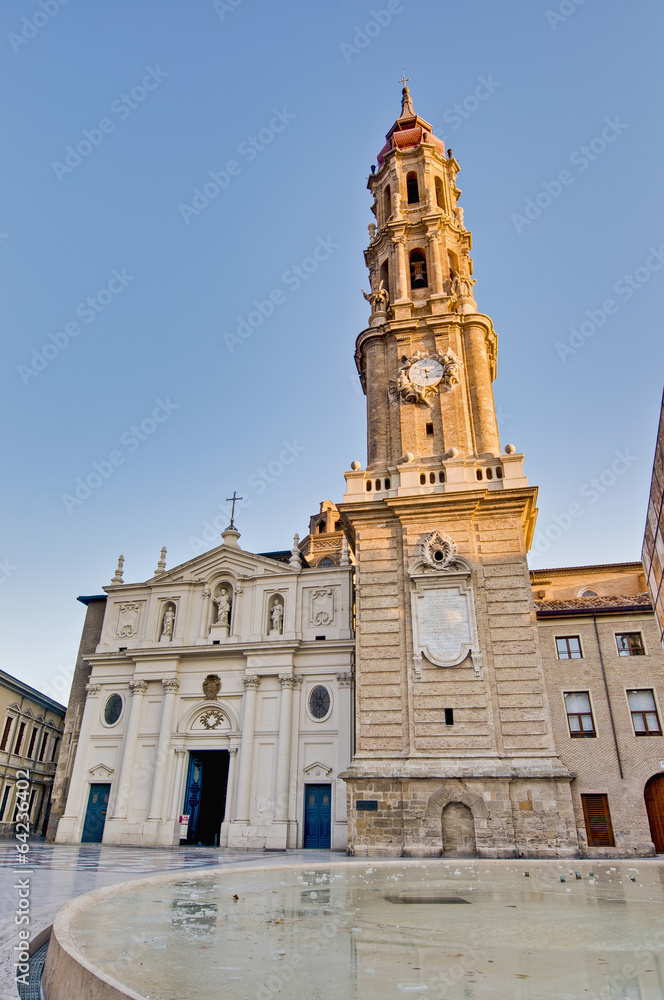 La Seo Cathedral at Zaragoza, Spain