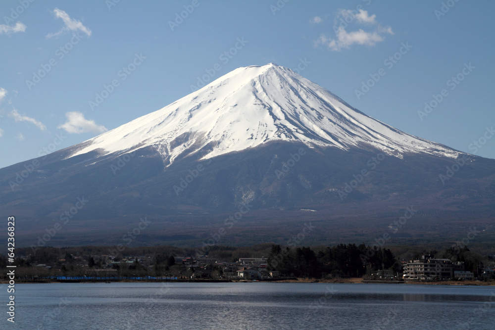Obraz premium 河口湖からの富士山