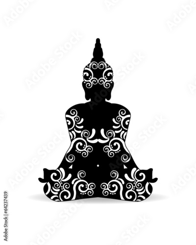 Buddha silhouette