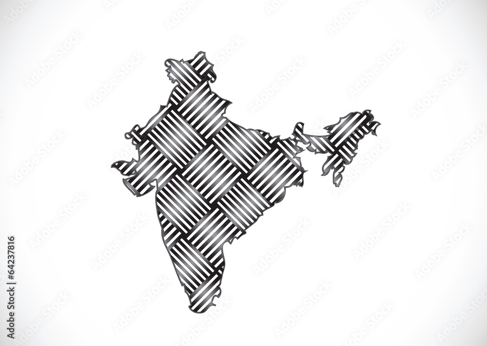 Map of India idea design Stock Vector | Adobe Stock