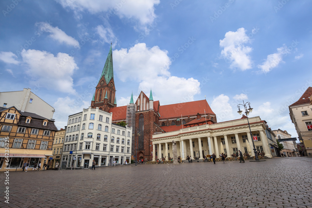 Obraz premium Schwerin Dom, Schwerin Germany
