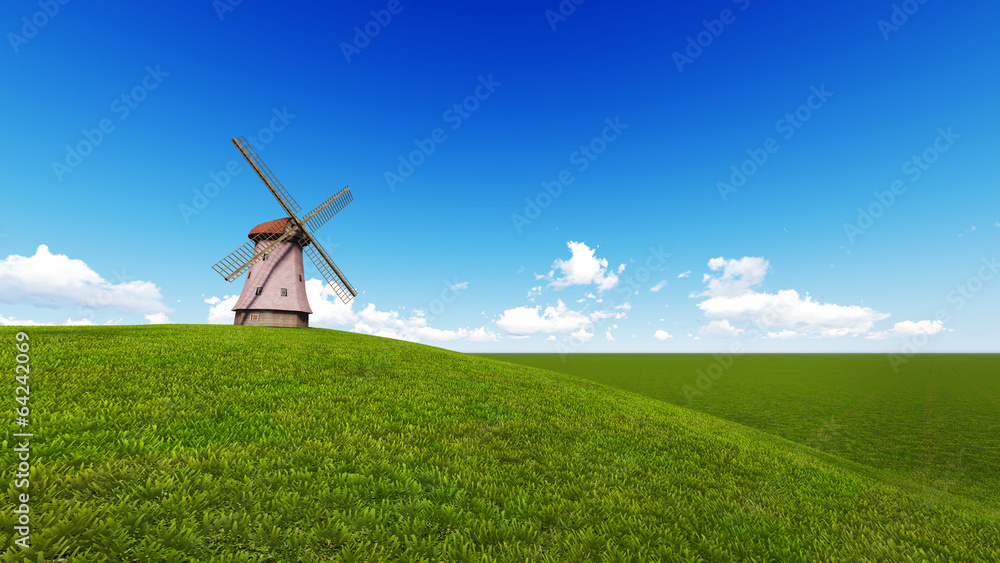 Fototapeta premium wind turbine fram