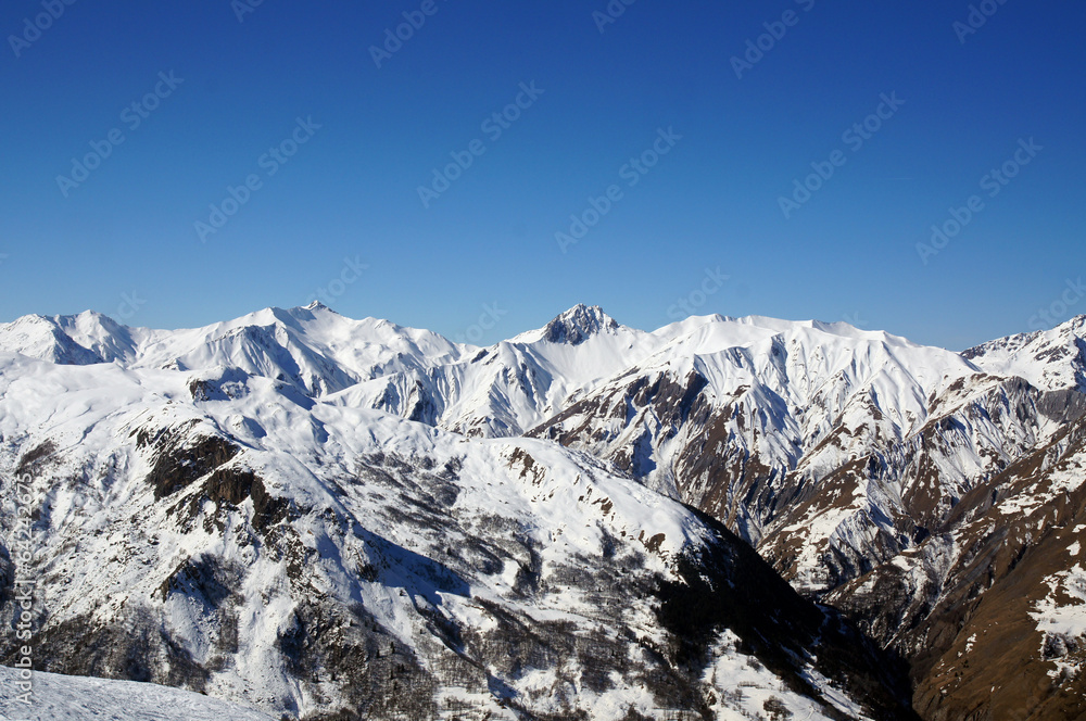 Domaine Les Trois Vallées dans les Alpes