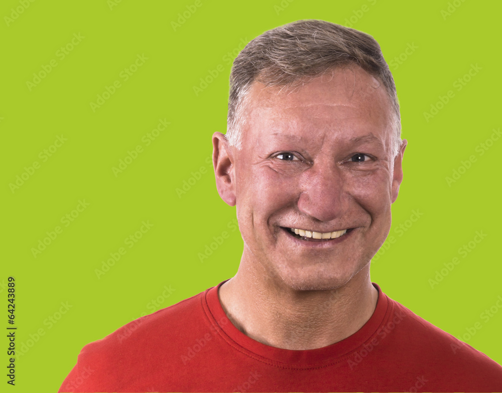 Fototapeta premium lachender mann
