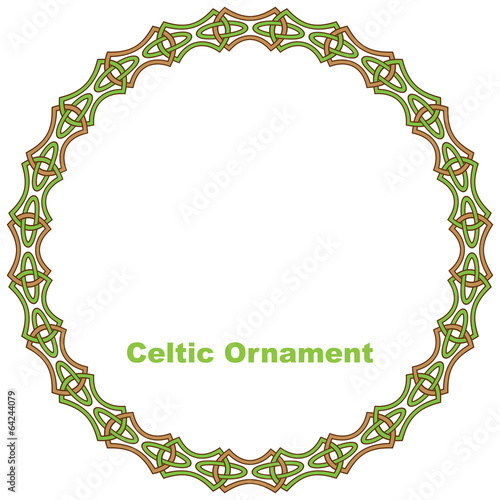 Celtic round frame.