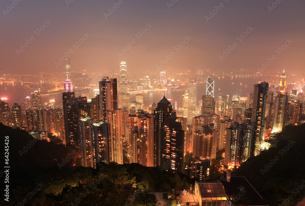 hongkong night light