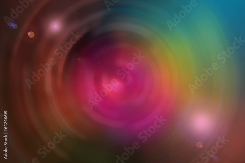 Multicolored defocused bokeh