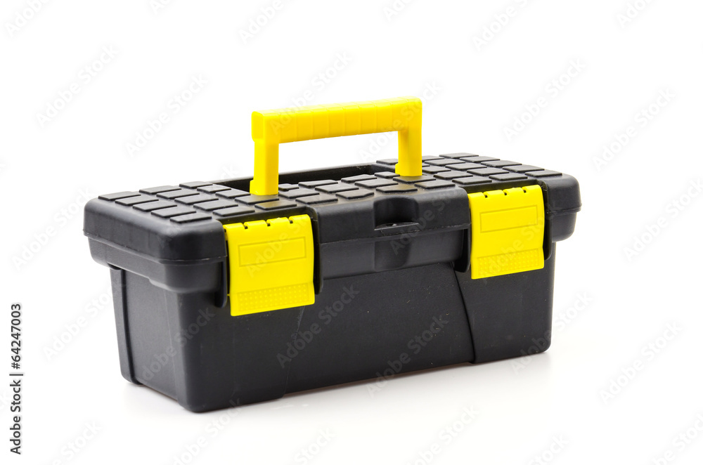 Isolated tools box Isolated tools box