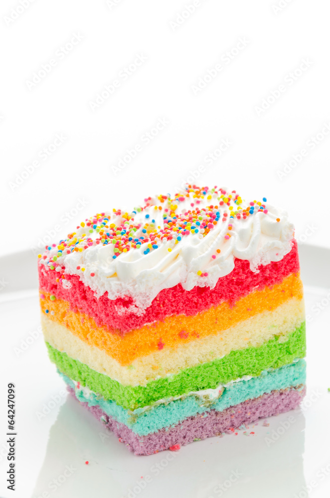 Rainbow cake Rainbow cake