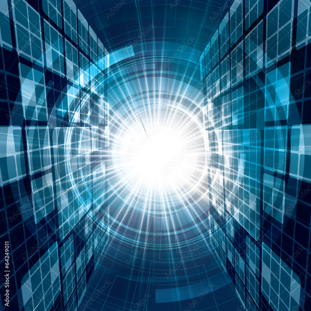 Abstract vector futuristic blue background Abstract vector futuristic blue background